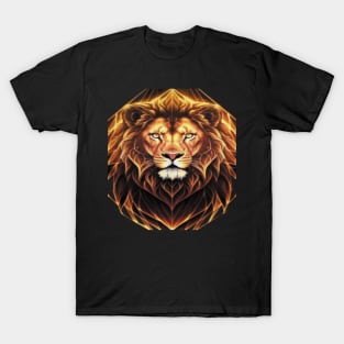 Golden Lion  Lion's Mane T-Shirt